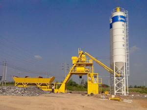 Planta de hormigón para varias mezclas